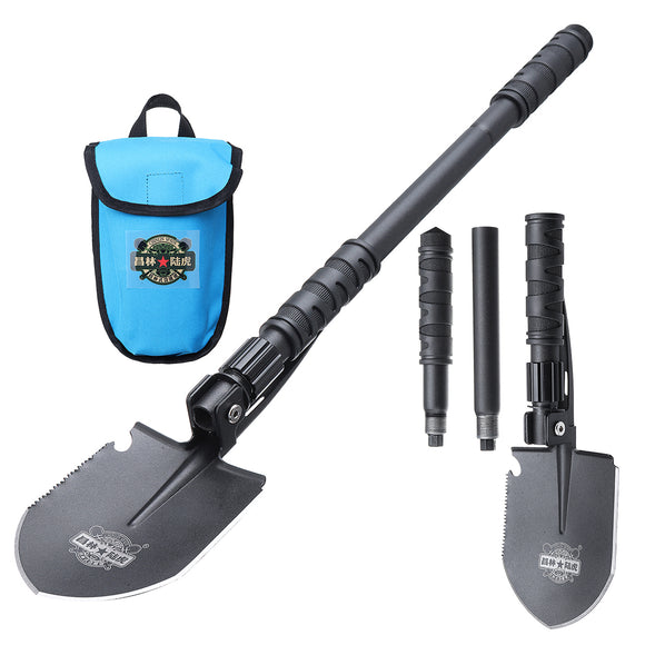 Multifunctional Dohiker Folding Shovel Survival Spade Emergency Garden Camping Tools