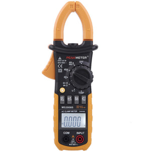 PEAKMETER MS2008B Digital 4000 Counts Auto Range Data Hold AC Clamp Meter Multimeter with Backlight