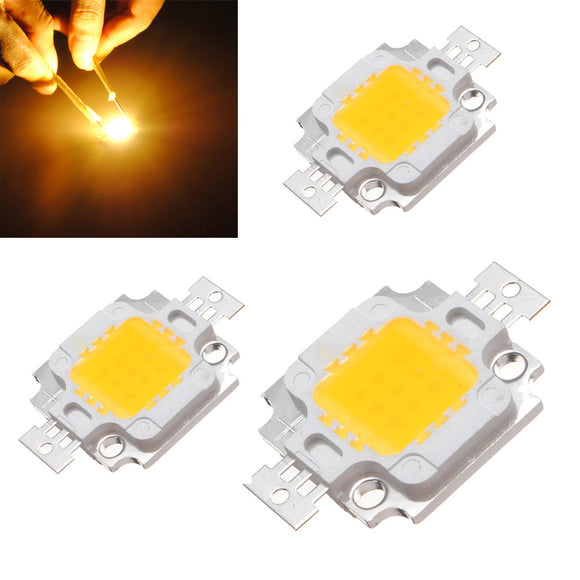 3pcs 10W 900LM Warm White High Bright LED Light Lamp Chip DC 9-12V