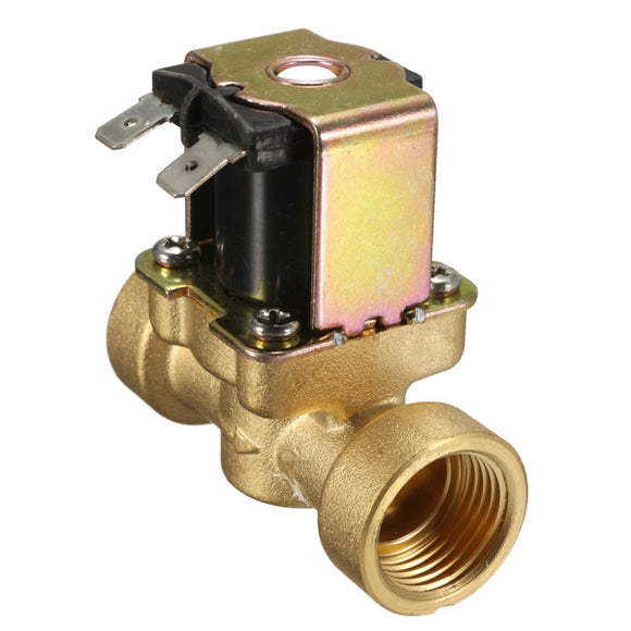 24V 2-Way Normally Closed Valve Brass Electric Solenoid Valves For Air Water