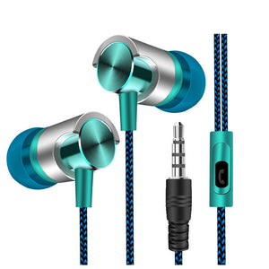 Universal 3.5mm In-Ear Stereo Earbuds Earphone Super Bass Music Headset With Mic for Mobile Phones