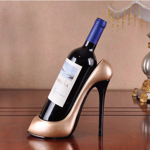 Creative High Heels Red Wine Holder DIY Table Crafts for Dining Room Home Decoration