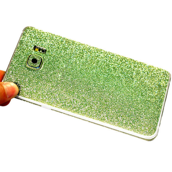 Colorful Scrub Flashing Diamond Full Body Phone Skin Sticker Protection For Samsung Galaxy Note 5