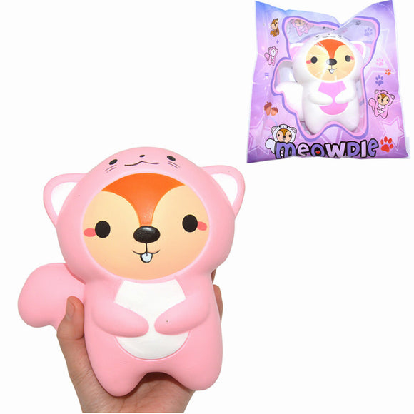 Amourie Meowpie Squishy Squirrel Slow Rising Animal 16cm Squeeze Gift Collection With Packing