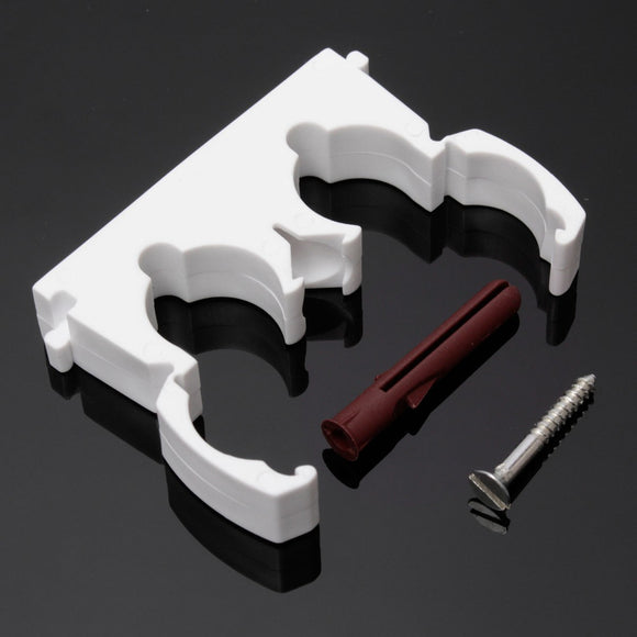 Talon Double Hinged Clip Copper Plastic Pipe Clips Bathroom 15mm /22mm