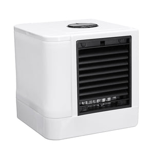 USB Mini Portable Air Conditioner 7 Colors Light Air Cooling Fan Humidifier Purifier