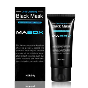 Mabox Blackhead Remover Mask Deep Cleansing Face Charcoal Black Peel Off Mask Farewell Strawberry No