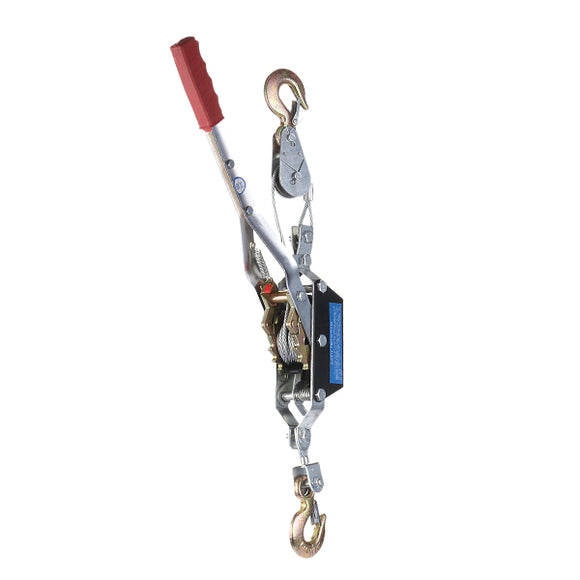 2 Ton Hand Puller Cable Puller Pulling Hand Power Winch Hoist Turfer 2000lb Trailer Car