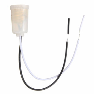 E12 Base Plastic LED Light Bulb Socket Lamp Holder 15cm Wire Adapter Converter