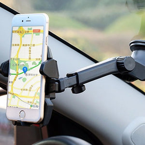 360 Rotating Universal Telescopic Bracket Suction Cup Dashboard Mount Stand For iPhone Xiaomi HTC