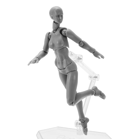 BJD SHF Figures Body Figma 2.0 Deluxe Edition Gray Female Style Toys Joint Moved With Weapons