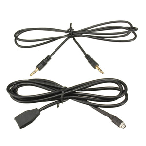 AUX IN Input Cable Adaptor Lead MP3 3.5mm FemalE-mountable Socket For BMW E46