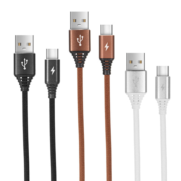 Bakeey Type-C Braided Fast Charging Data Cable 1M For Huawei Super Charge Mate 10 Pro P20