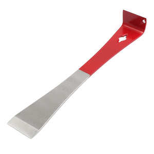 Red Beekeepers Stainless Steel Hook Hive Extracting Flat Scraper Tool