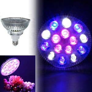 15W E27 PAR38 LED Full Spectrum Coral Reef Plant Grow Light Fish Tank Aquarium