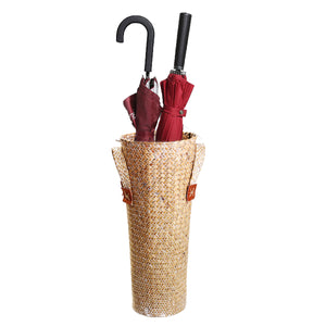 Seagrass rattan Umbrella Hollway Storage Basket Stand Holder