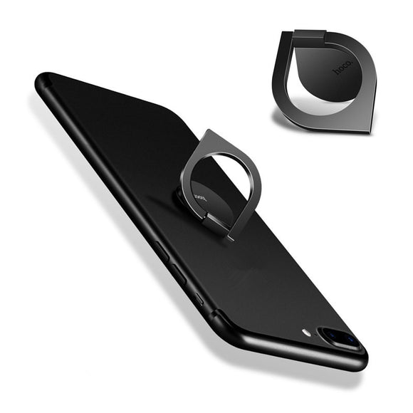 HOCO PH9 Metal Strong Adsorption Desktop Phone Holder Finger Ring Stand for Xiaomi Samsung iPhone