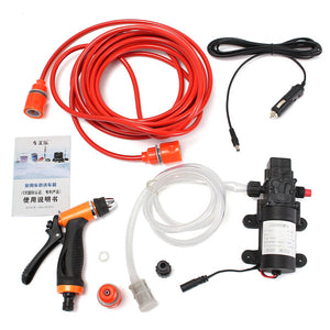 80W 12V 130PSI Portable High Pressure Car Electric Washer Car Washing Machine Water Pump