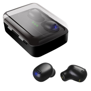 TWS Mini Light-weight Power Bank Wireless Bluetooth Earphone Earbuds with Mic for Mobile Phone