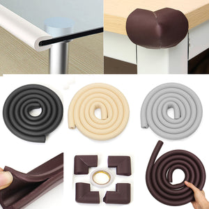 Baby Safety Desk Edge Bumper Cover Protector Table Cushion 2M Edge + 4 Corner