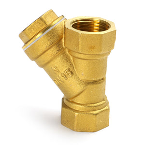 1/2 NPT Brass Y Strainer for Fire Alarm Lines and Plumbing"