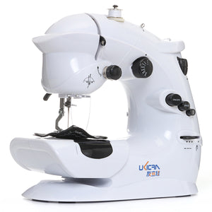 110V-220V Mini portable Bench Top Electric Sewing Machines Sewing Tools Overlock 7 Stitches