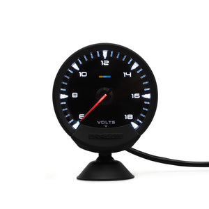 74mm Auto Gauge 7 Colors Turbo Boost/Volt/Water Temp/Oil Temp/Oil Press/RPM EGT A/F Ratio Fuel Gauge