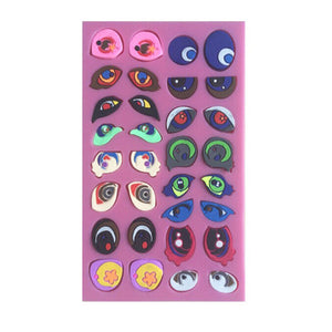 2Pcs Cartoon 3D Eyes Silicone Decorating Mold Fondant Cake Mould Chocolate Mold