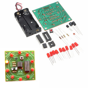 DIY Wheel Of Fortune Training Module Kit Electronic Lucky Rotary LED Flash Kit