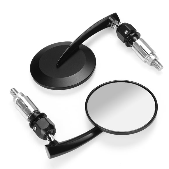 7/8inch 22mm 360 CNC Bar End Rear View Motorcycle Mirrors For Harley/Suzuki/Yamaha/Honda/Kawasaki