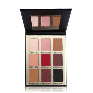 Professional Makeup 9 Colors Meet Matte Eye Shadow Palette Nude Matte Eyeshadow Palette Make Up Cosm