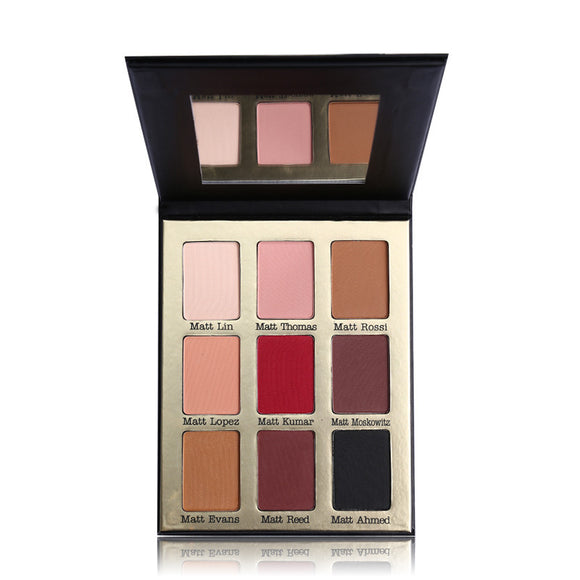 Professional Makeup 9 Colors Meet Matte Eye Shadow Palette Nude Matte Eyeshadow Palette Make Up Cosm