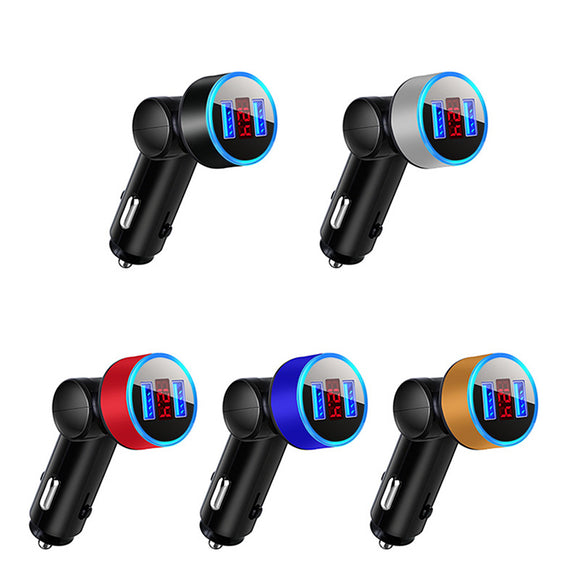 5V 3.1A Dual USB Rotatable Car Charger