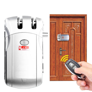 Remote Control Anti-theft Door Lock Home Wireless Security Access System Set