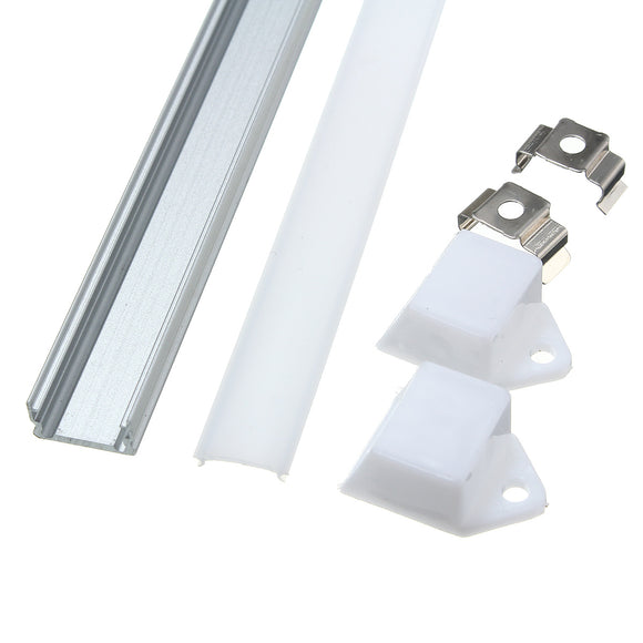 50CM XH-008 U-Style Aluminum Channel Holder For LED Strip Light Bar Under Cabinet Lamp Lighting