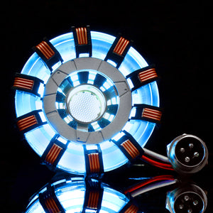 MK2 Acrylic Remote Ver. Tony ARC Reactor Model DIY Kit USB Chest Lamp Remote Control Illuminant LED Flash Light Set