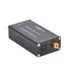 PJ.MIAOLAI Q6 RCA analog Signal Converter Digital Fiber Coaxial Output Mini Portable DAC