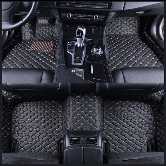 Right Hand Car Floor Flash Mat Leather for Bmw 3 Series E90 Sedan 2005-2013 Custom Auto Pads Carpet Cover