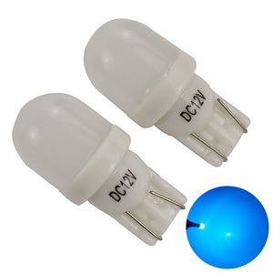 2PCS DC 12V W5W LED Bulb Car Side Marker Light Width Indicator Blue Light