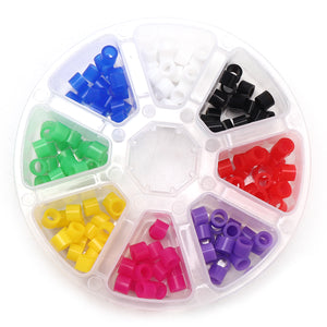 160Pcs Medical Grade Silicone Material Teeth Whitening Dental Color Code Rings