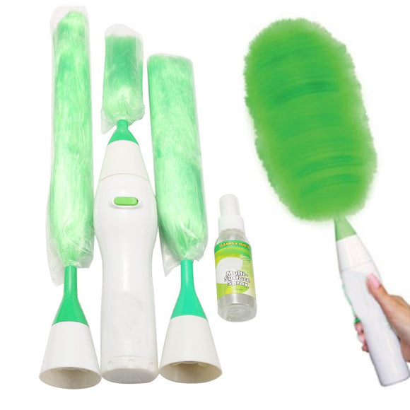 Electric Duster Cleaning Brush Keyboard Blinds Motorized Brush Spins Dust Away Cleaning Tools