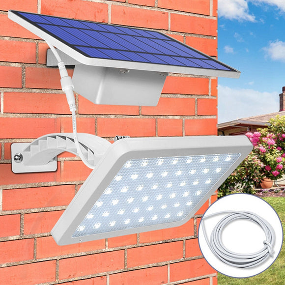 Solar Panel LED Light Sensor Wall Street Lamp  Adjustable Floodlight Waterproof For Outdoor Lawn Garden