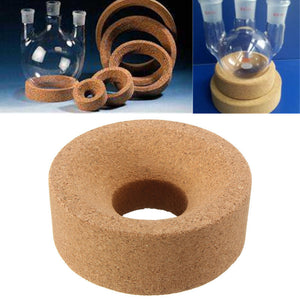 80*30*30mm Cork Mat Lab Stand Ring Round Bottom For 50ml-250ml Flask Glass Experimental Apparatus