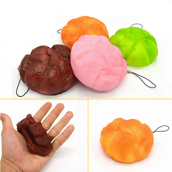 Squishy Puff 9cm Random Color Phone Bag Strap Pendent Decor