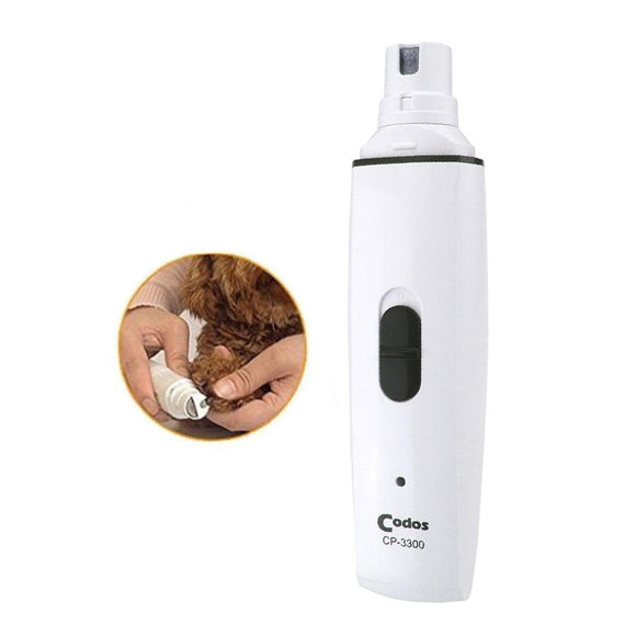 Professional Dog Cat Electric Claw Nail Grooming Tool Pet Toenail Paws Grinder Clipper