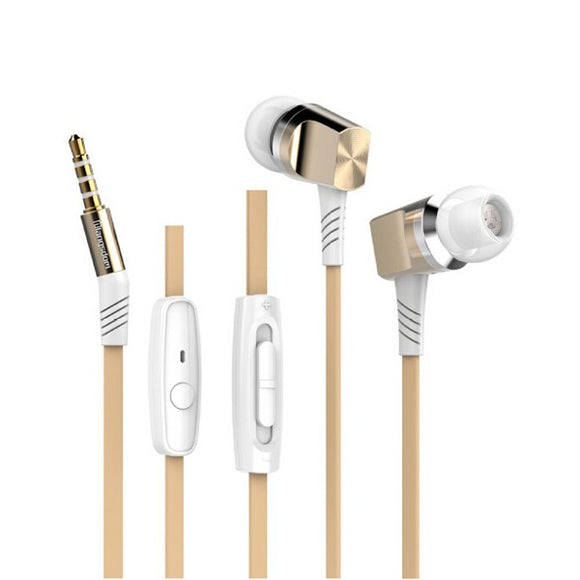 Langston Langsdom M8 3.5mm In-ear Metal Headphone Earphone With Mic