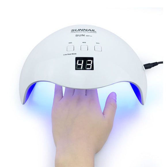 40W UV LED Nail Lamp Gel Nail Polish Dryer Light Fast Curing Nail Machine With Timer Sensor