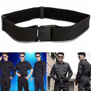 Nylon Canvas Adjustable Police Utility Security Belt With Quick Release Buckle