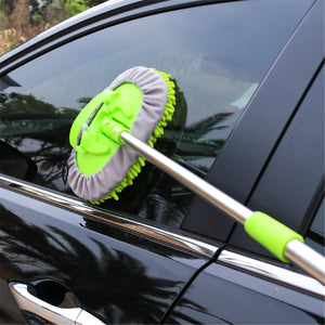 Car Adjustable Telescopic Wash Soft Cleaning Brushes Care Mop Vehicle Cleaning Window Tool