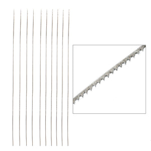 12pcs Saw Blade Hacksaw blade Woodworking Cutting Saw Blade for Adjustable Jewlery Saw Frame